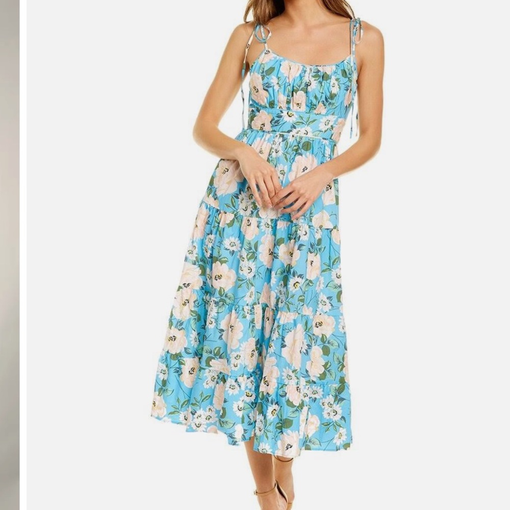 Yumi Kim Birch Dress in Blue Floral